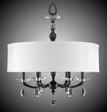 American Brass & Crystal CH5485-O-35S-36G-ST-PG - 24 inch Kensington Empire Drum Shade Chandelier