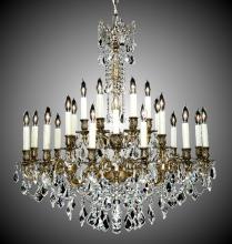 American Brass & Crystal CH9322-O-07G-PI - 24 Light Elise Chandelier