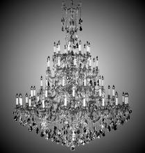 American Brass & Crystal CH9327-A-10W-ST - 60 Light Elise Chandelier