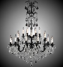 American Brass & Crystal CH9868-O-02G-ST - 8+24 Light Sterling Chandelier