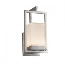 Justice Design Group FSN-7511W-OPAL-NCKL - Laguna 1-Light LED Outdoor Wall Sconce