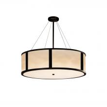 Justice Design Group CLD-9547-MBLK - Tribeca 48" Drum Pendant