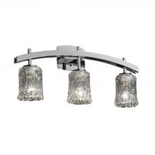 Justice Design Group GLA-8593-26-CLRT-DBRZ - Archway 3-Light Bath Bar